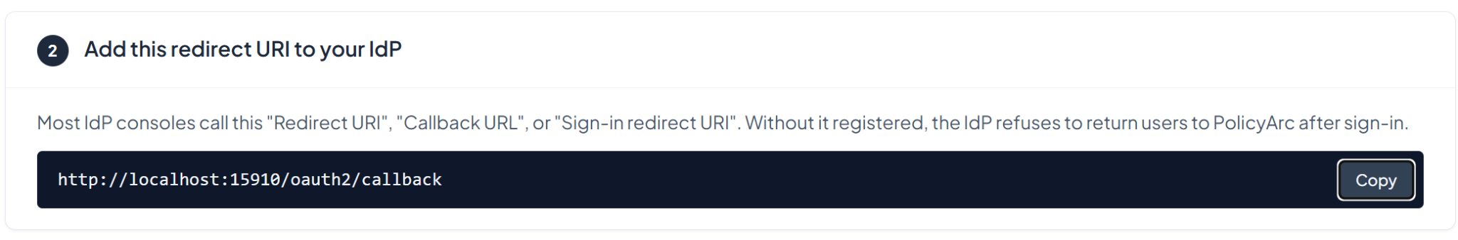 Register an application